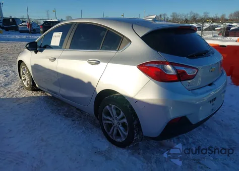 2019 Chevrolet Cruze Lt from USA, damaged, VIN 3G1BE6SM9KS522885